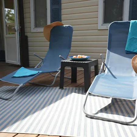 West Coast Mobilhome With Xxl Terrace In Naturist Solaris Fkk Πάρκο διακοπών